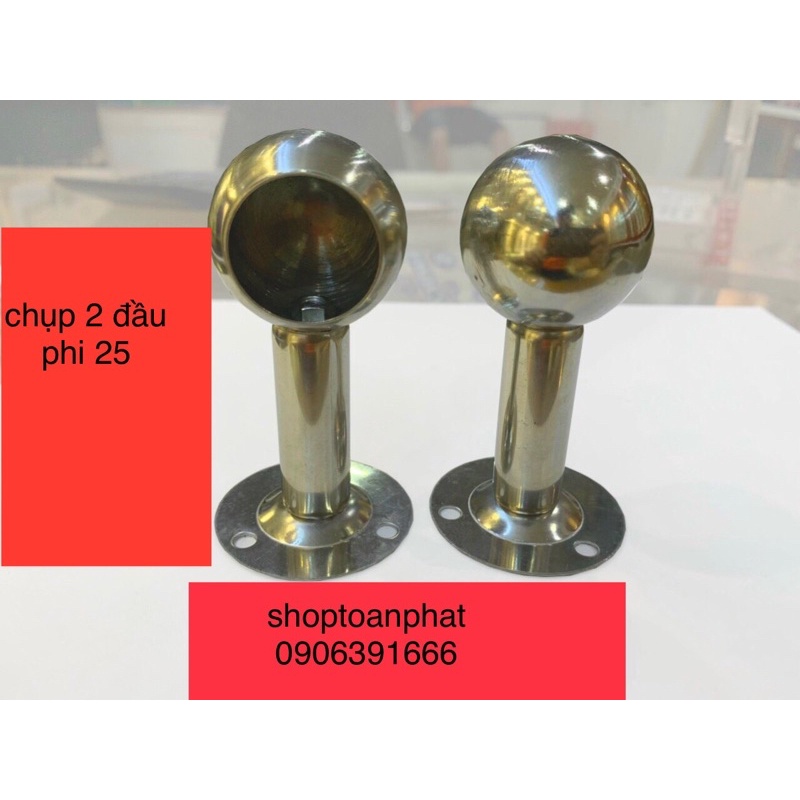 Pát treo đỡ thanh inox Φ25| bát treo giữa thanh inox Φ25| cốc treo