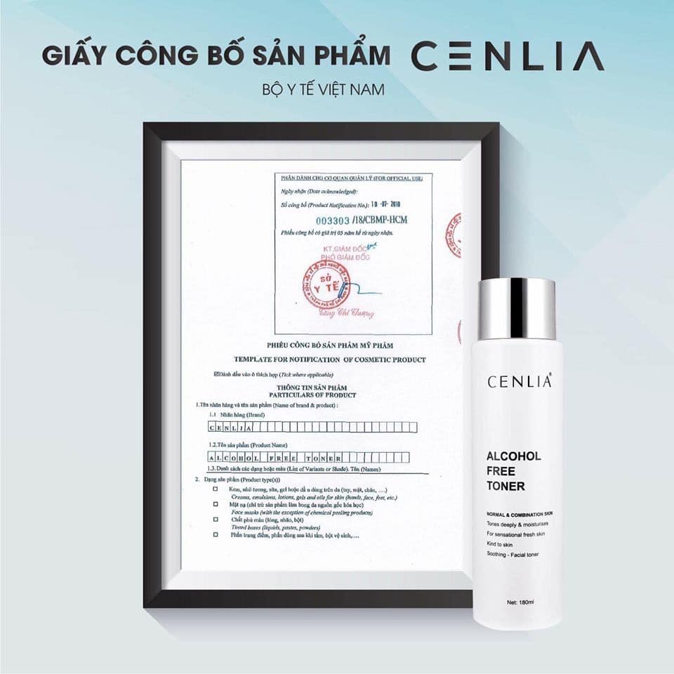 TONER (NƯỚC HOA HỒNG) CENLIA