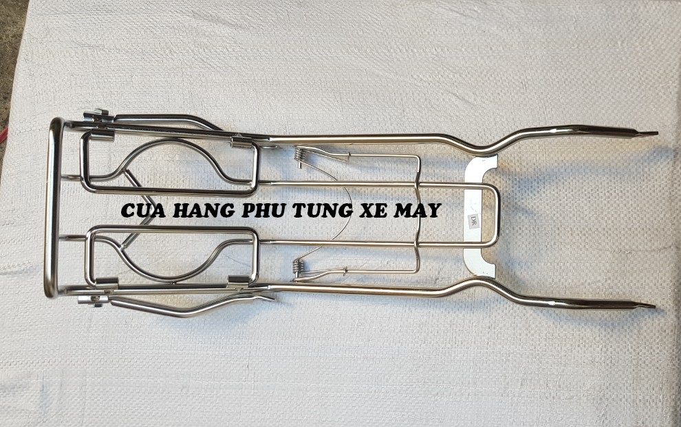 Baga giữa xe Dream inox 10 li sáng bóng