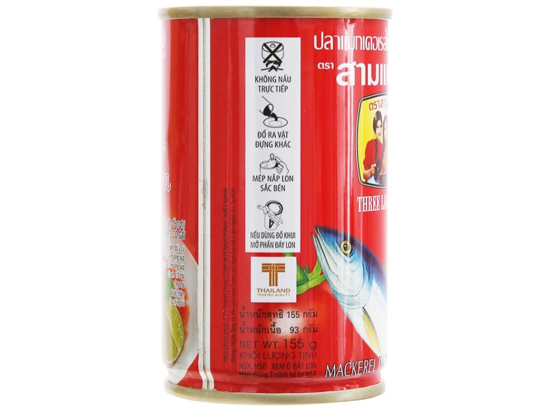 Lốc 10 Hộp Cá 3 Cô Gái 155g