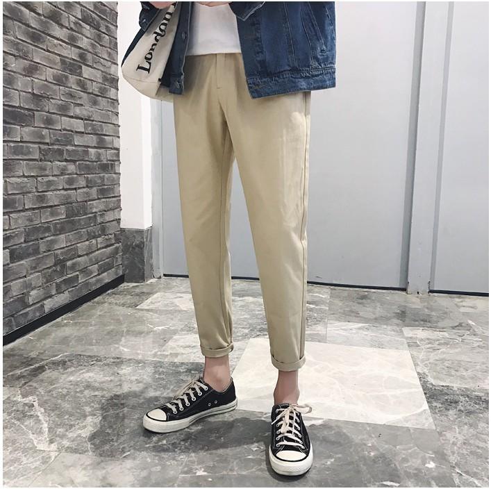 [HCM]VIDEO THẬT - Quần kaki nam form cực chuẩn ( kèm ảnh thật cuối )