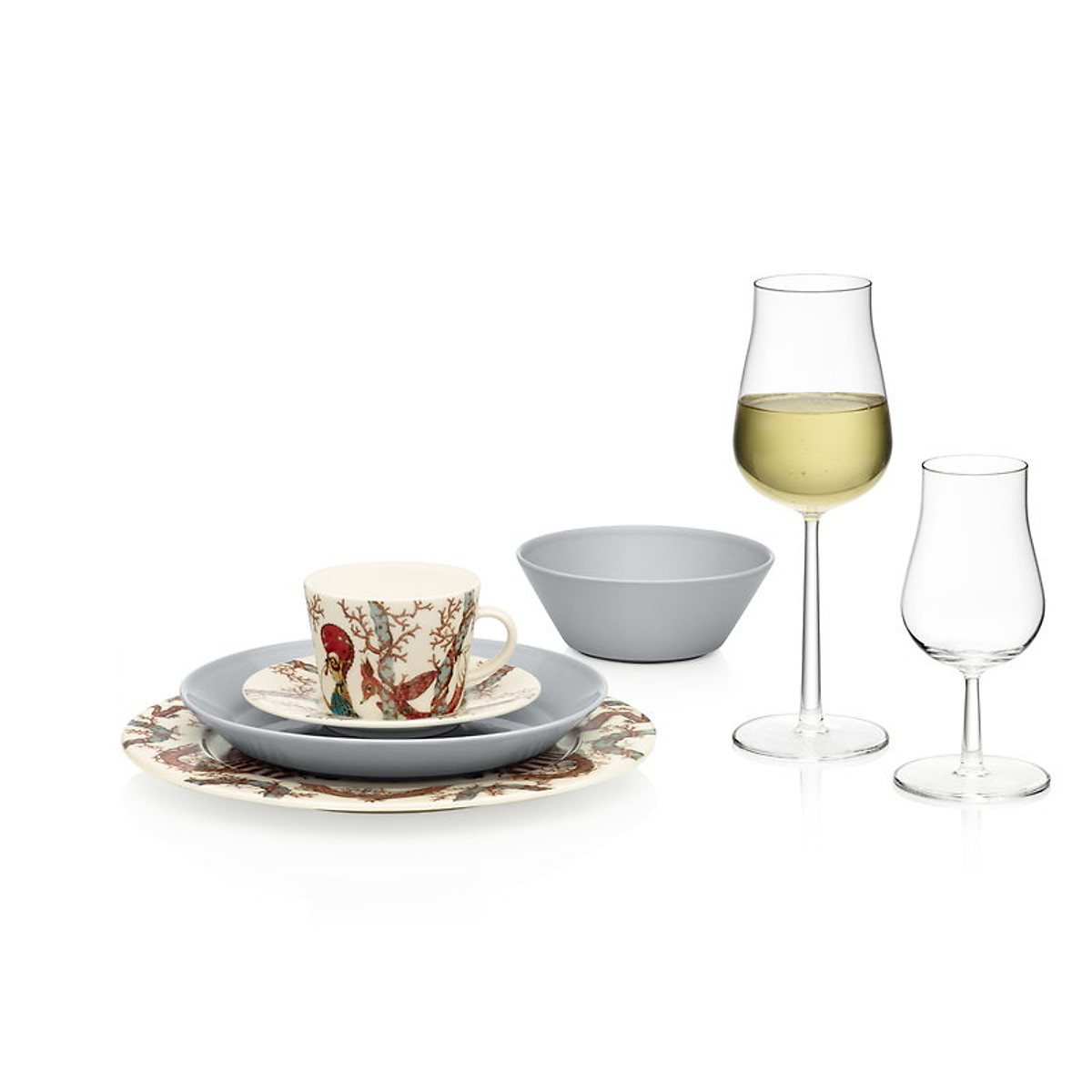 Đĩa sứ Teema Iittala đường kính 17cm