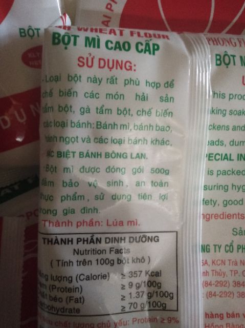 Bột mì đa dụng số 8 [ túi 1kg]