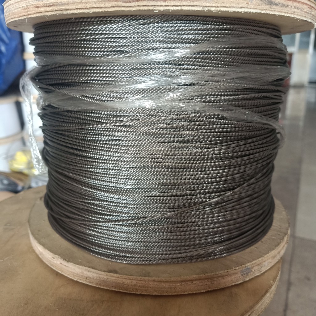Cáp inox 304 (5 ly, 6 ly, 8 ly, 10 ly) cáp thép giá sỉ.