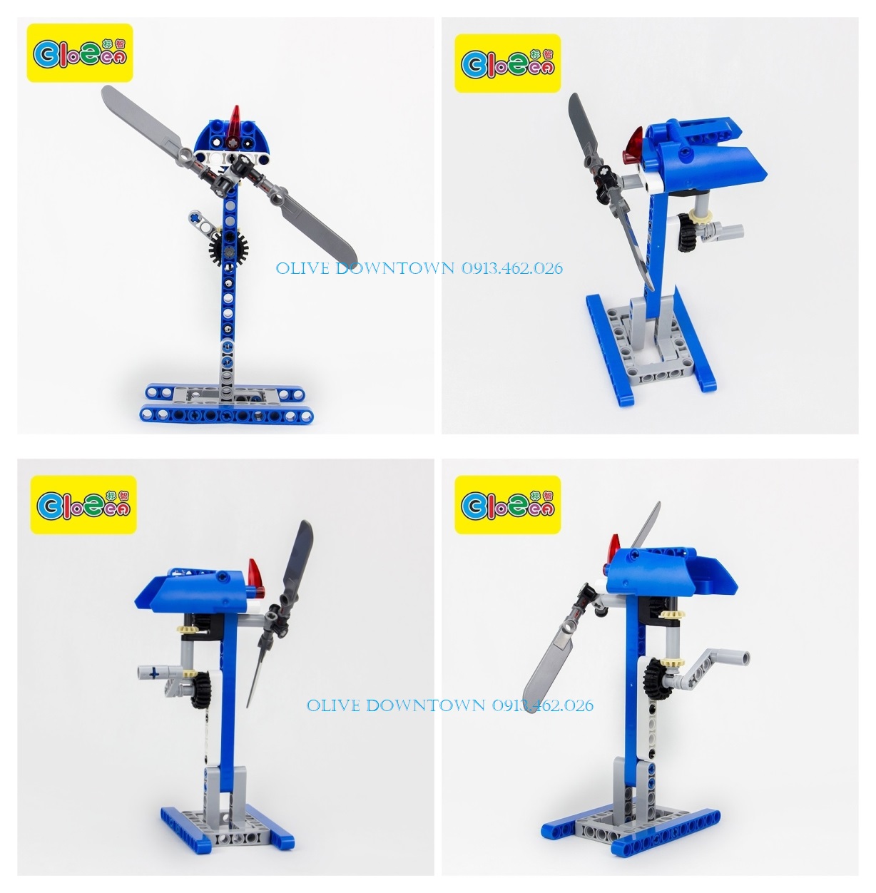 Set 2 Hộp * Bộ đồ chơi lắp ráp công nghệ Technic - BIOZEA
