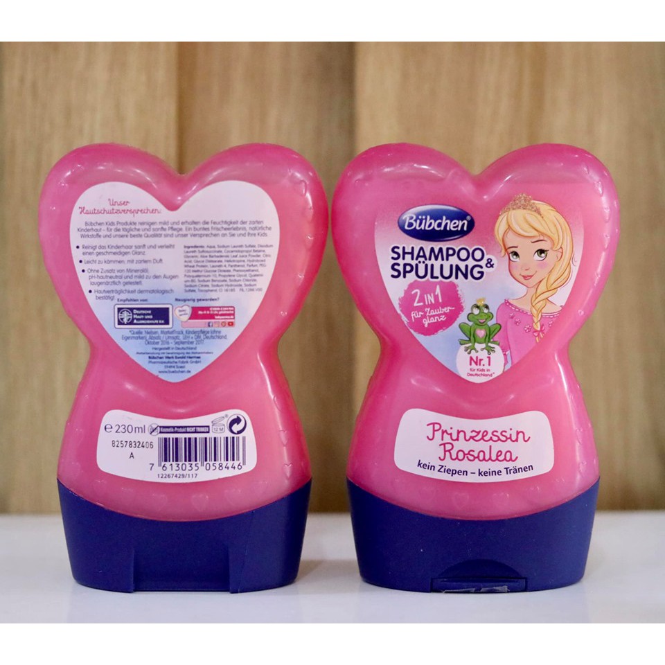 Dầu gội - xả Bübchen (2 in 1)