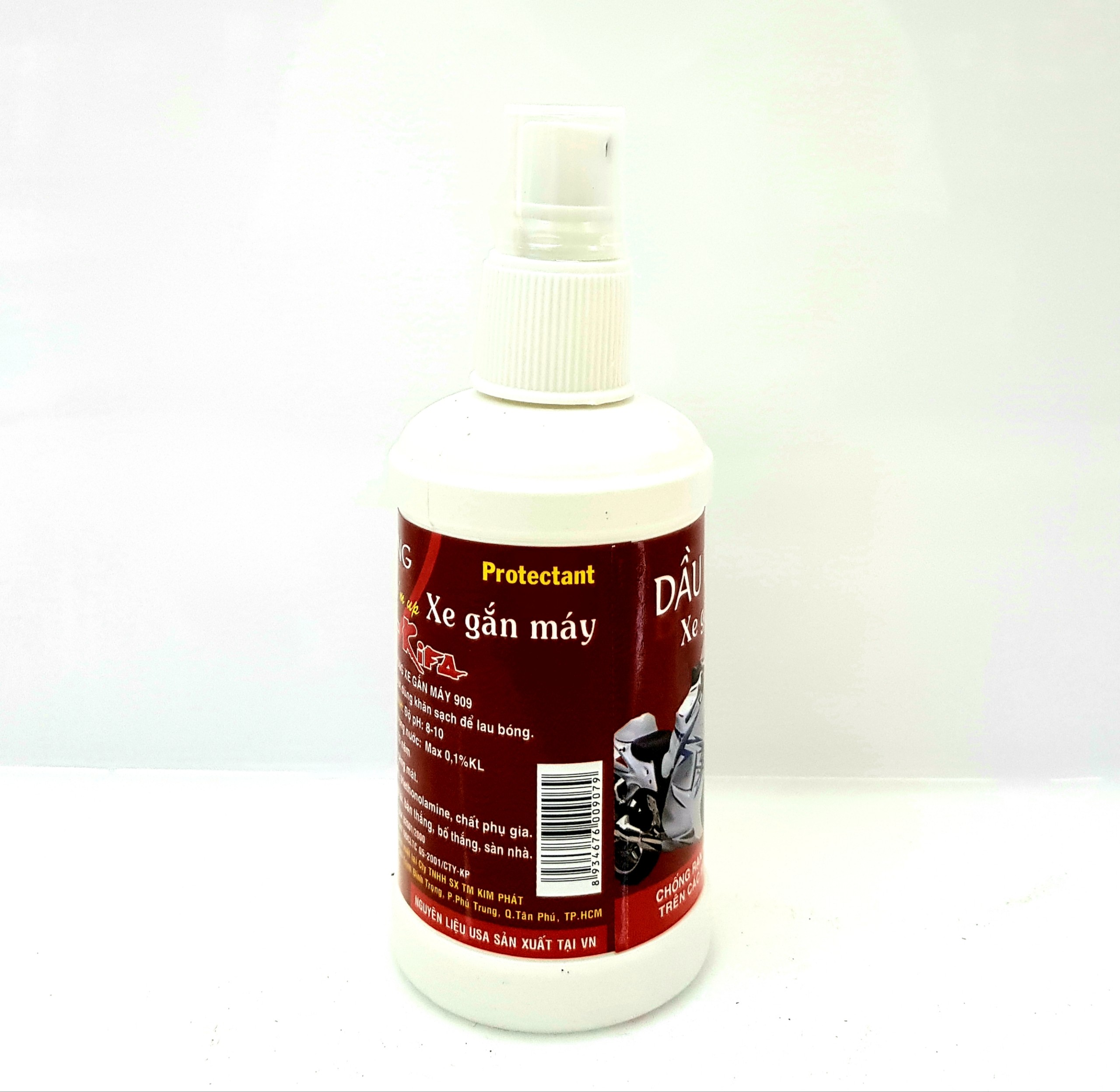 Chai xịt bóng bảo vệ dàn áo xe máy 909 Kira 150ml/chai