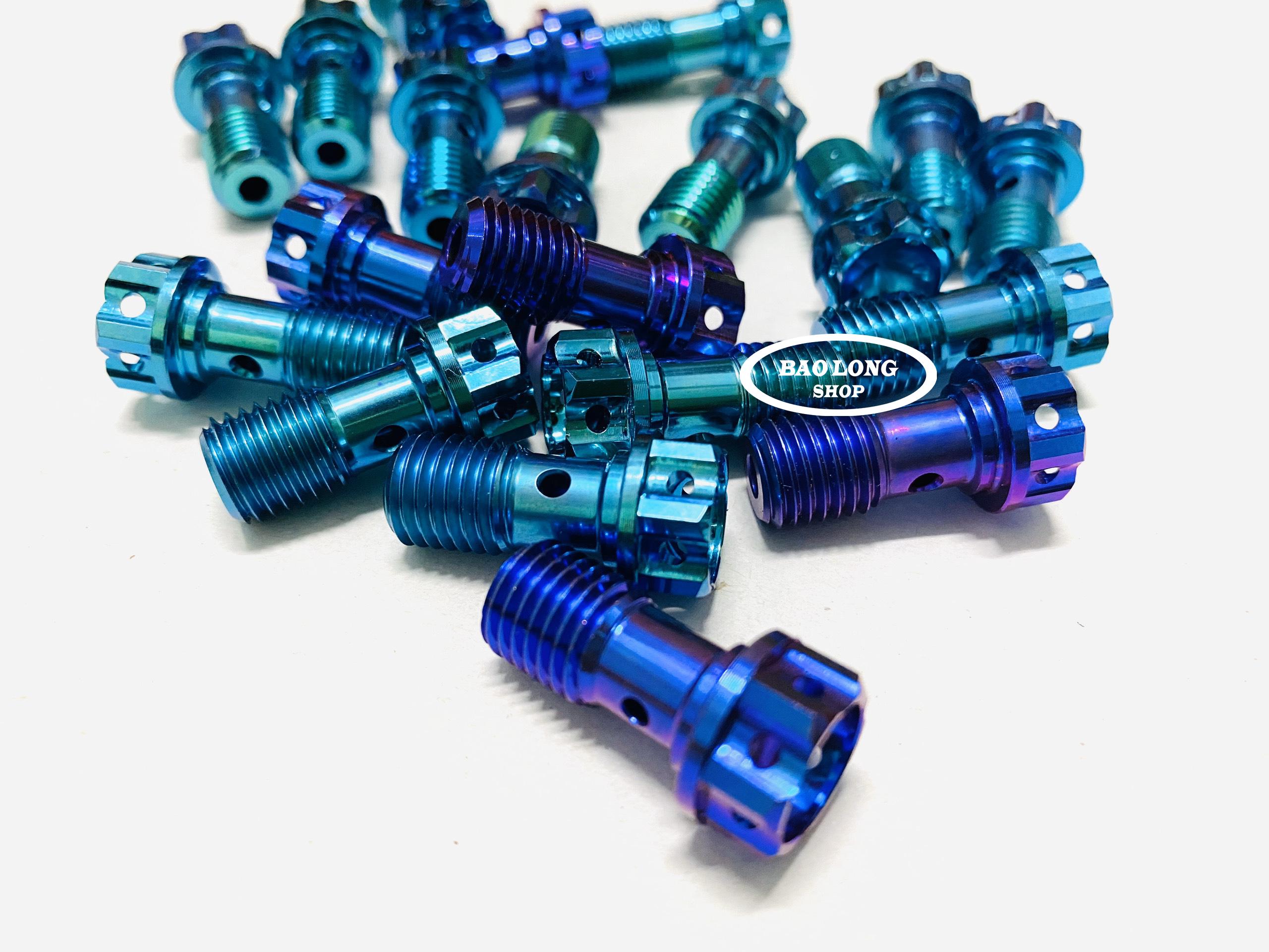 Ốc Dây Dầu Titan Gr5 kiểu đầu Salaya (Titan nguyên chất 100%)