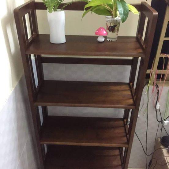 KỆ SÁCH 5 TẦNG 40 CM MÀU TỰ NHIÊN