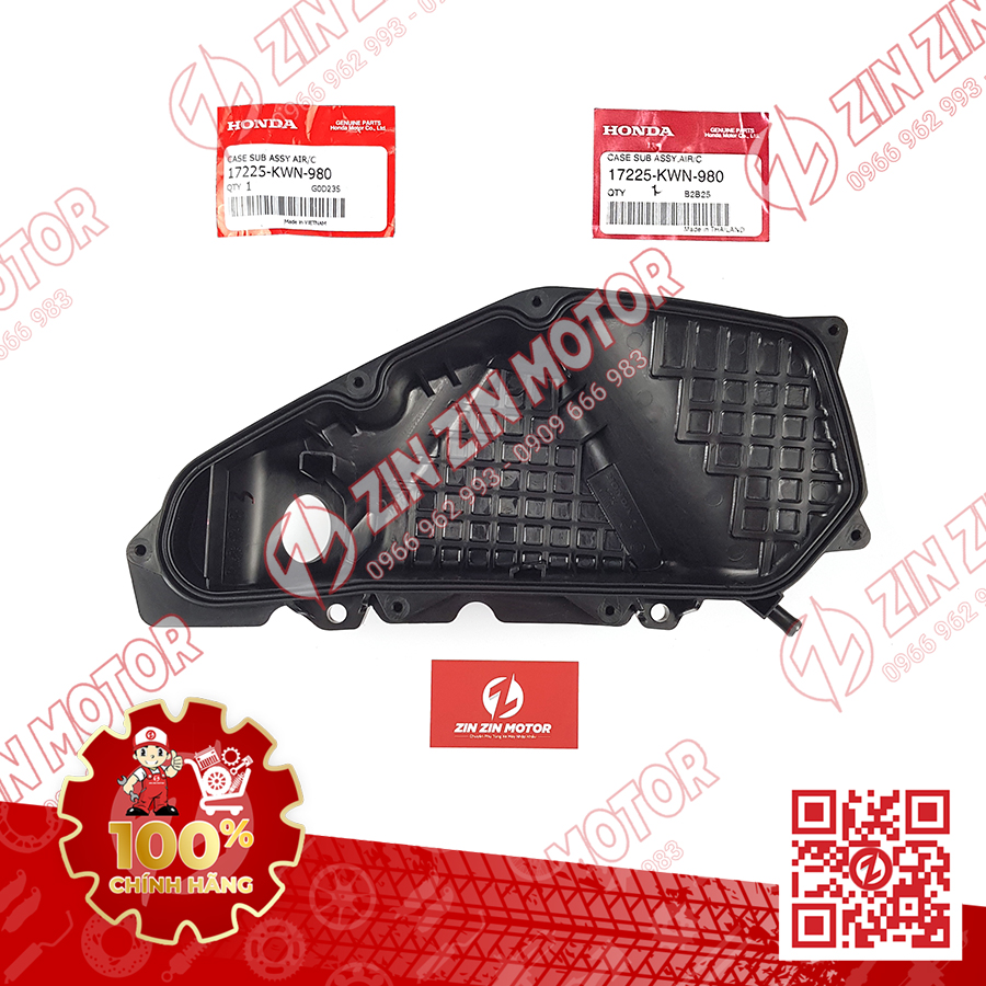 Đế box filter wind vario 150 , vario 125, click 150i 2018, click 125i 2018 17225kwn980, 17225-kwn-980 genuine