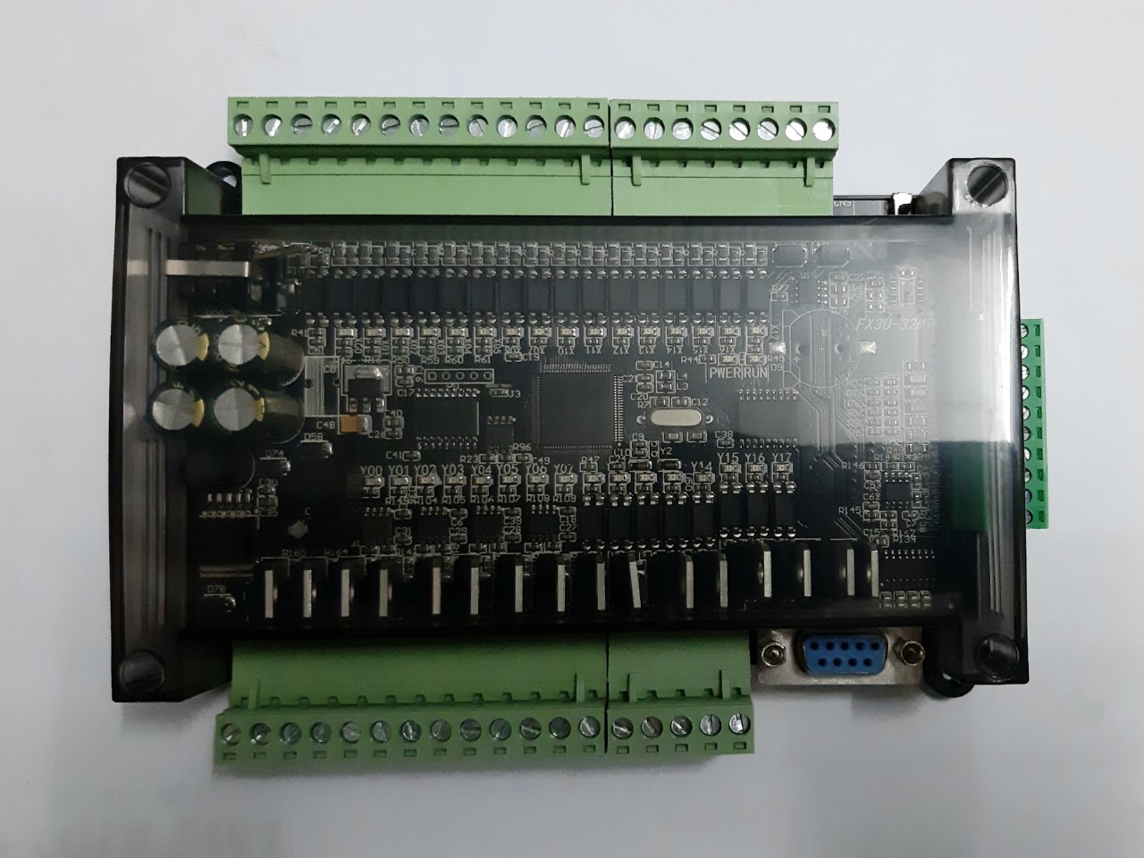 [HCM]PLC Board FX3U-32MT 6AD 2DA-RS485 (Có Pin)