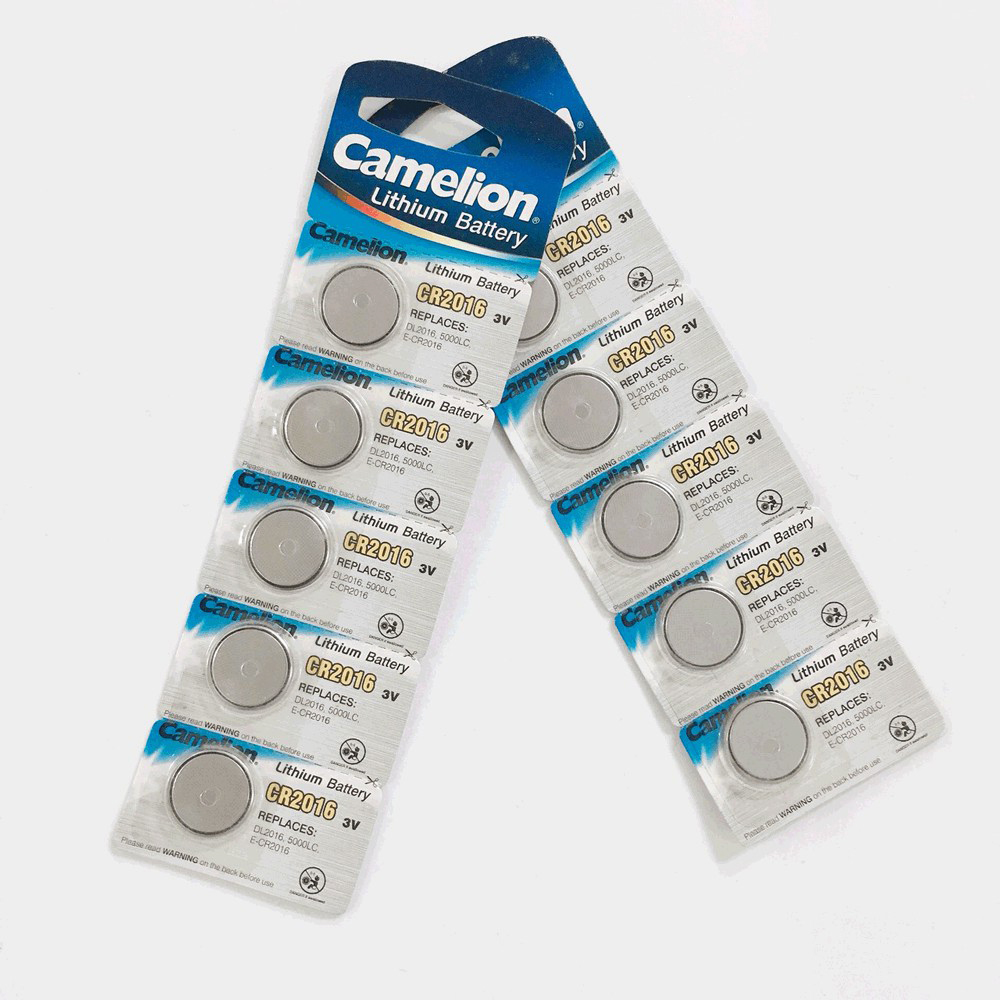 Combo 5 viên Pin CR2016 Camelion Lithium 3V chính hãng