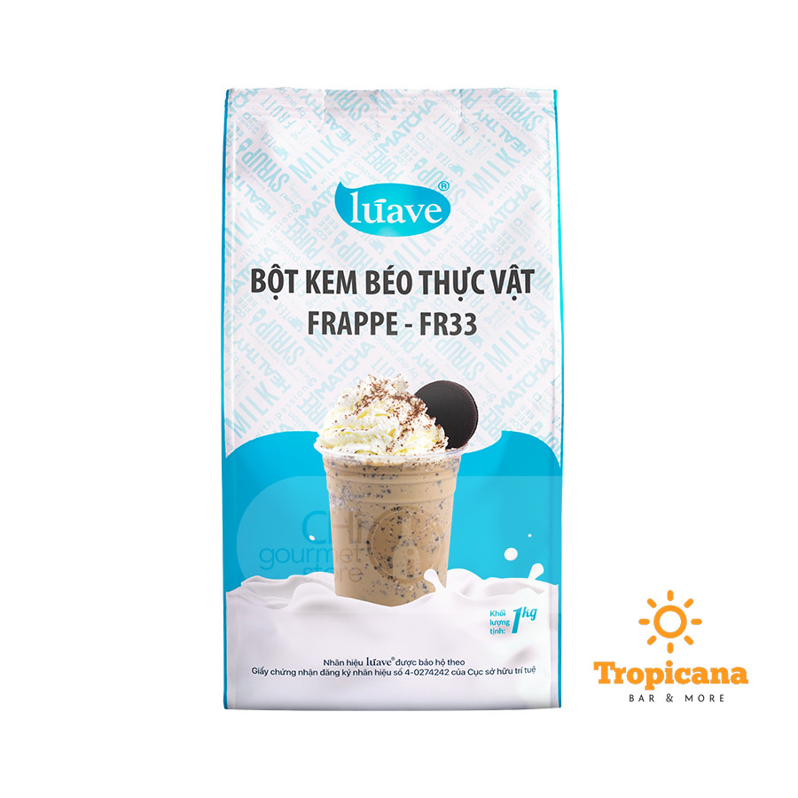 Bột Kem Béo Thực Vật Frappe FR33 - Lúave - Túi 100g I Túi 200g I Túi 500g