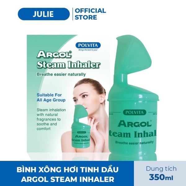 ( sẵn hàng ) Bình xông mũi, xông tinh dầu – ARGOL STEAM INHALER - hộp 350ml