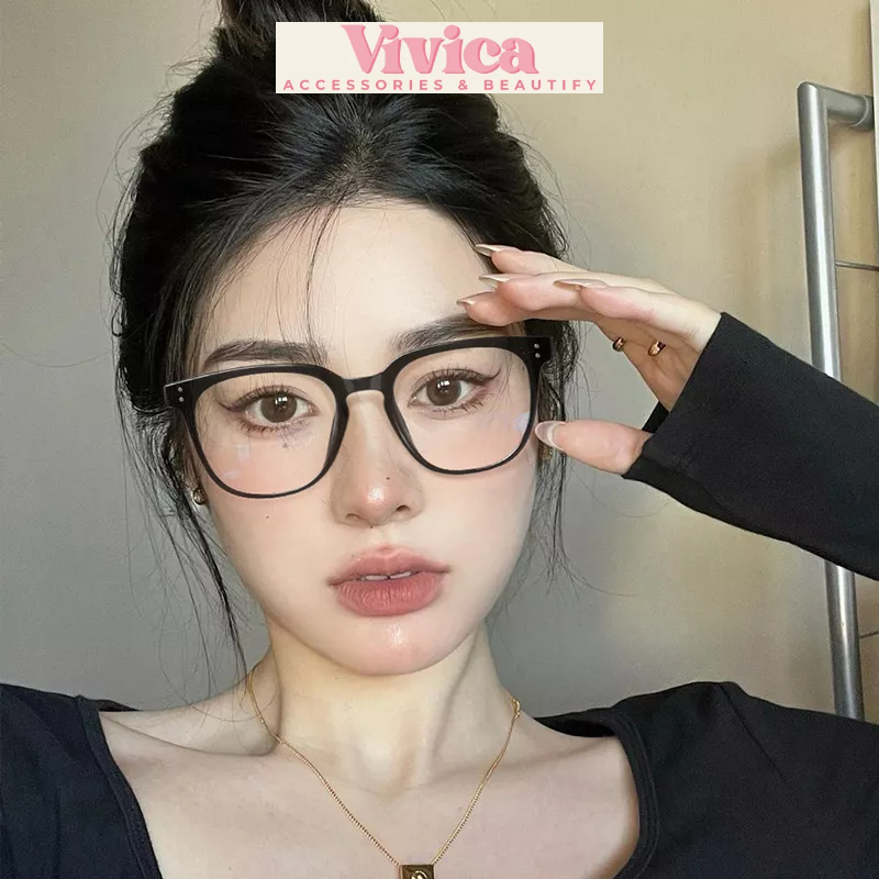 (HCM) Mắt kính râm mát gọng vuông nam nữ phong cách Hàn Quốc đẹp thời ...