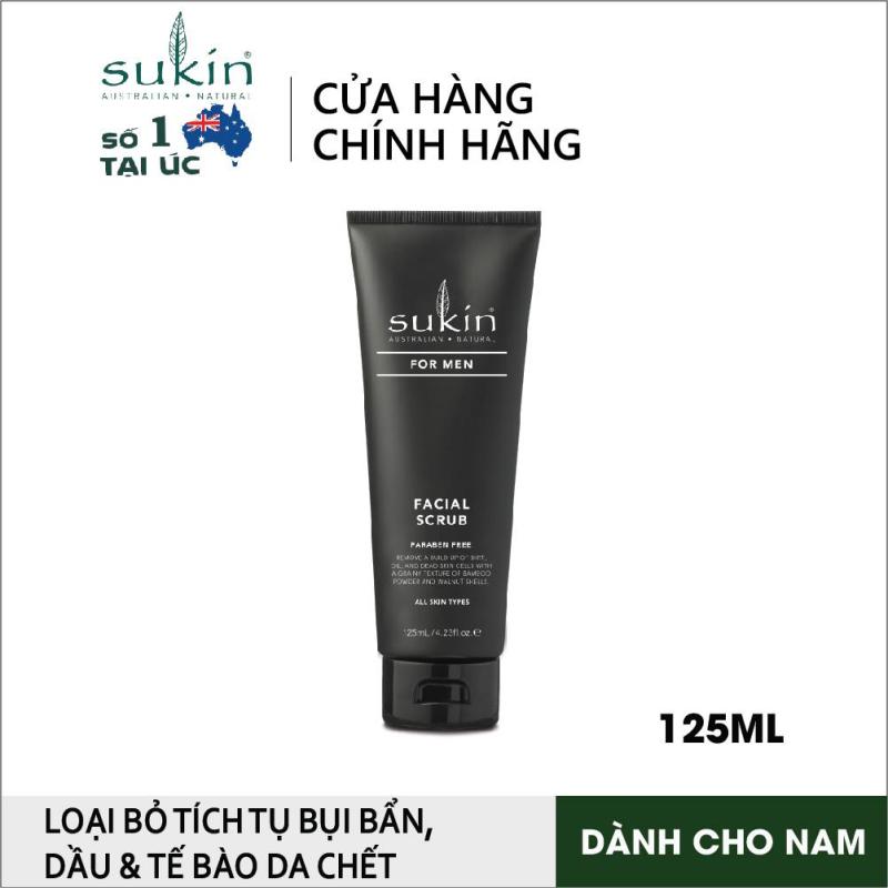 Kem tẩy tế bào chết dành cho nam Sukin For Men Facial Scrub 125ml
