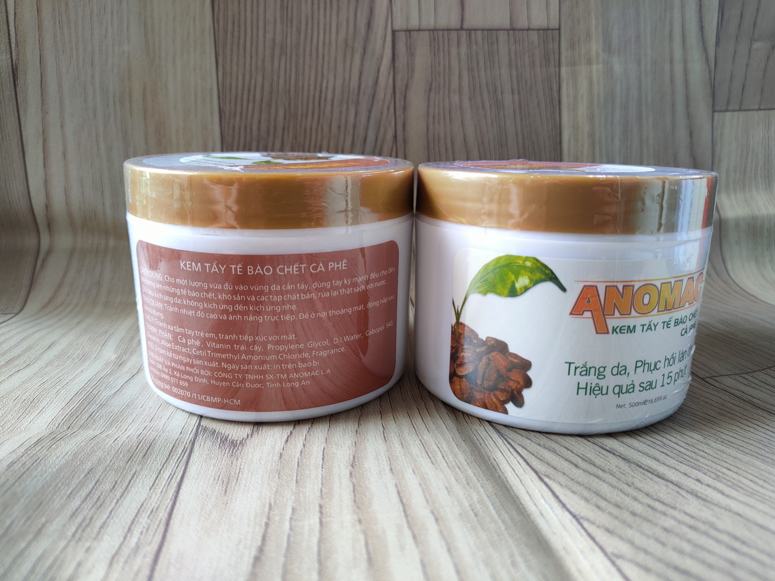 KEm tẩy tế bào chết Anomac Cafe 500g