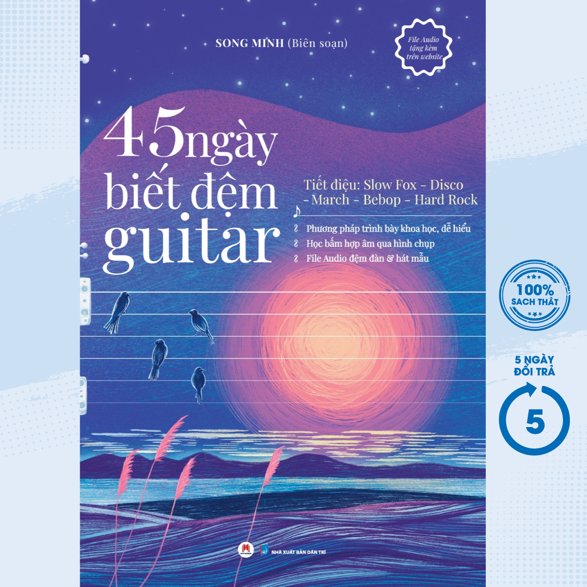 Sách - 45 ngày biết đệm guitar - newshop