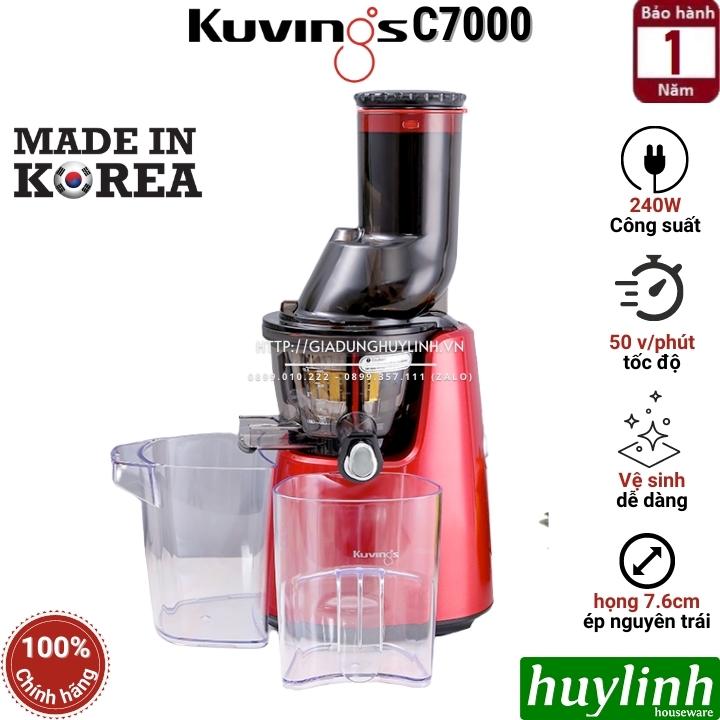[Trả góp 0%]Máy ép chậm Hàn Quốc Kuvings C7000 - Máy ép trái cây - Hàng chính hãng