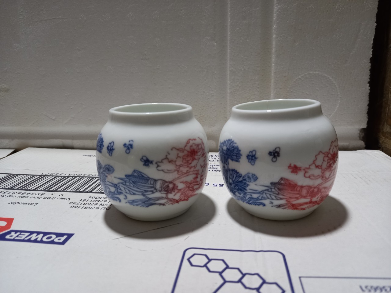 Cóng ăn cho chim-bộ 2 cóng- ăn uống cho chim họa mi và khướu