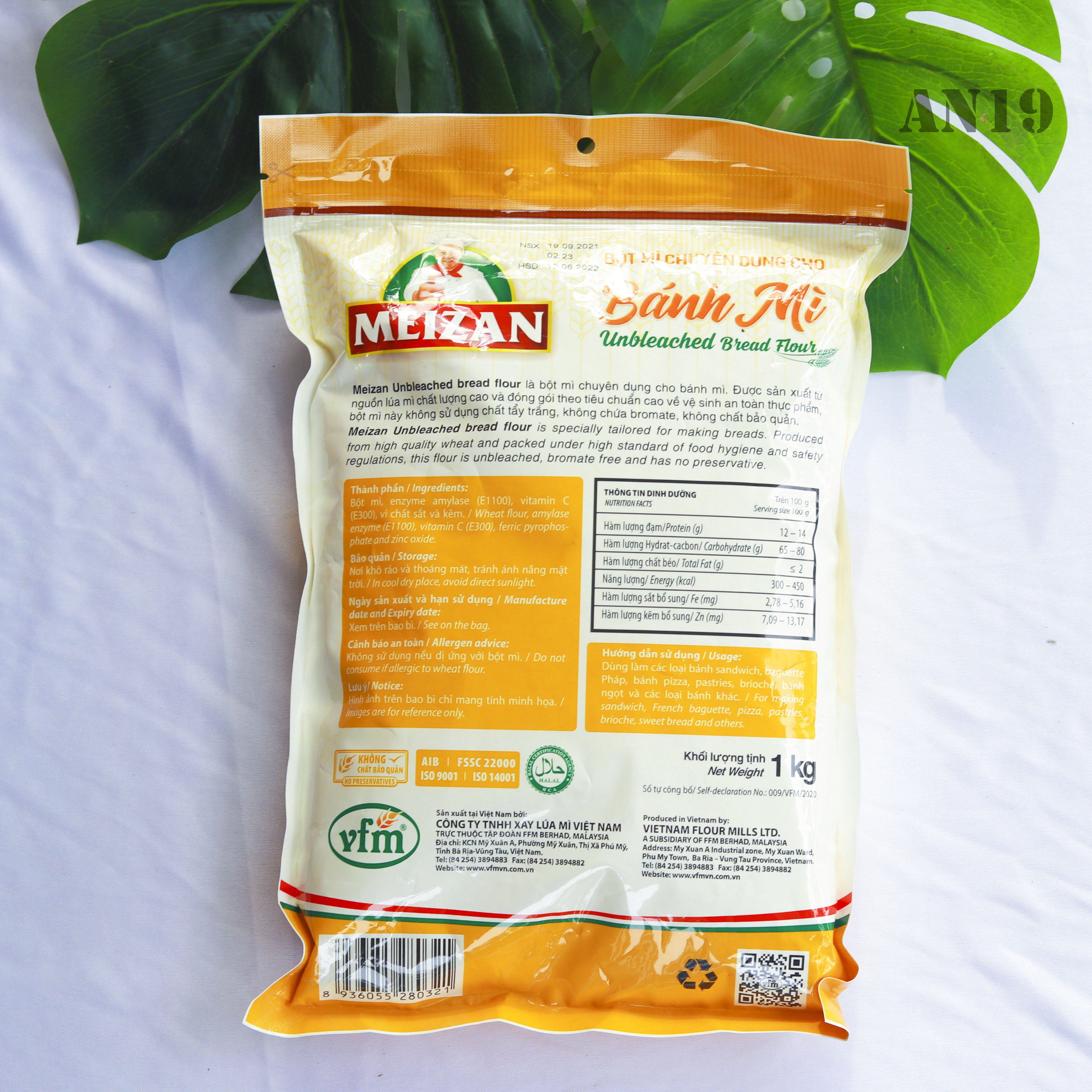 Bột Bánh Mì Meizan 1kg