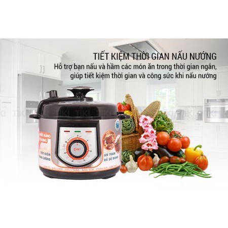Nồi Áp Suất Comet Cm6150 Chính Hãng 5 Lít