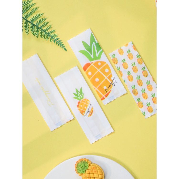 TÚI ĐỰNG BÁNH DỨA MIX 4 MẪU ( SET 100)