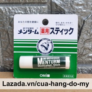 Son Dưỡng Omi Brotherhood Menturm Medicated Stick With Menthol 4g Nhật Bản - Dành Cho Môi Khô Và Nứt Nẻ - Cửa Hàng Đồ Mỹ thumbnail