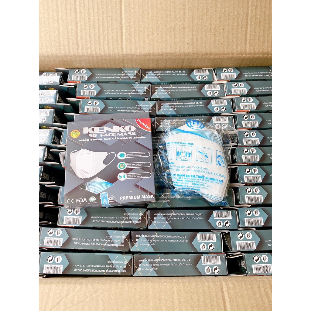 (HCM)KHẨU TRANG 5D KENKO, KHẨU TRANG 5D KENKO