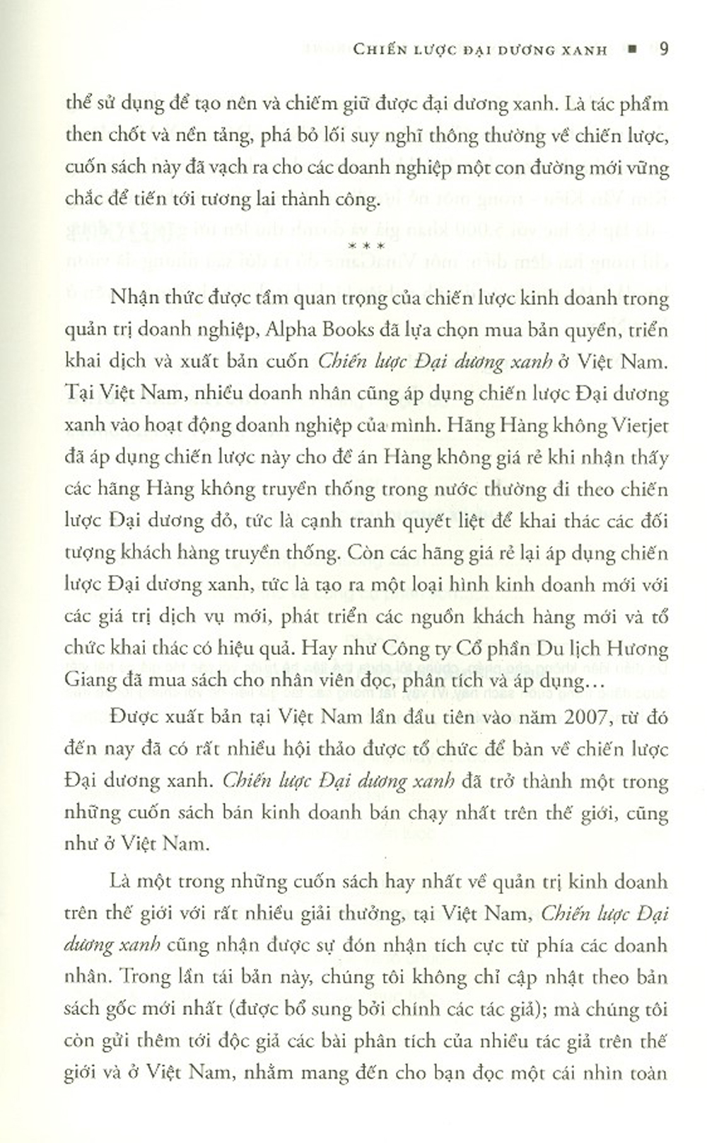 Chiến Lược Đại Dương Xanh