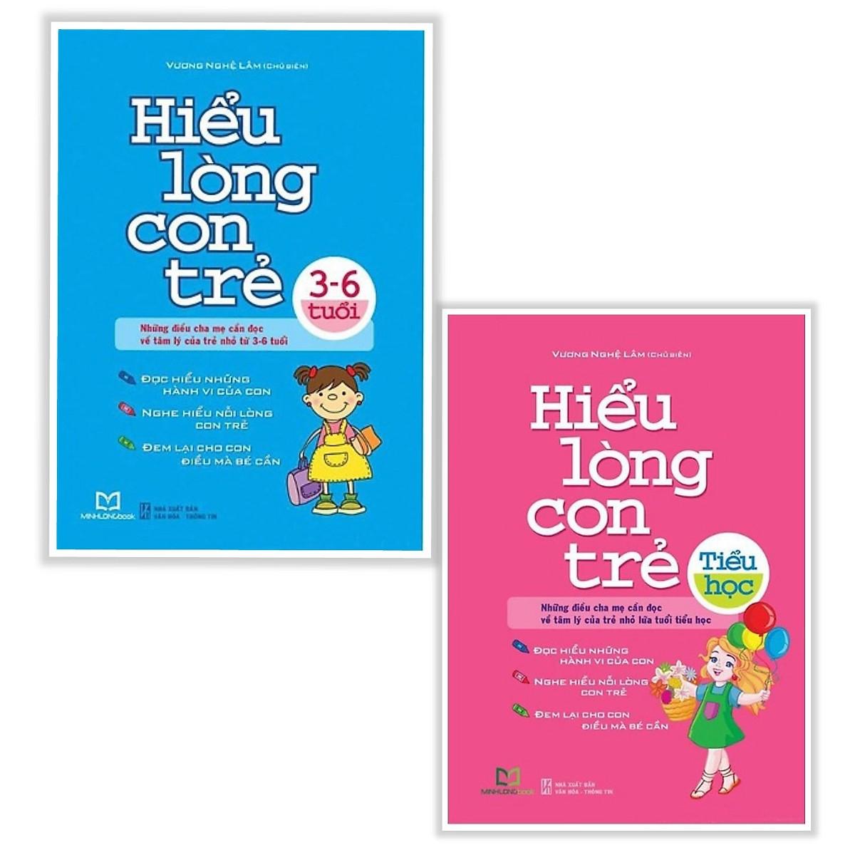 SÁCH - Combo Hiểu Lòng Con Trẻ (Tiểu Học) + Hiểu Lòng Con Trẻ (3 - 6 Tuổi) (Tặng Kèm Bookmark GIGA)