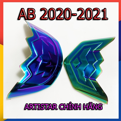 Bộ ốp mỏ dè trước sau titan xe airblade 2020-2021, ab 2020-giá 1