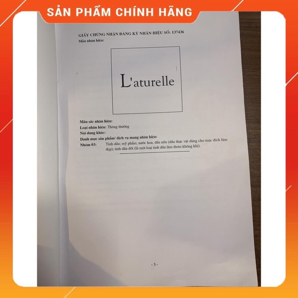 Tinh dầu Bưởi nguyên chất L'aturelle 10ml