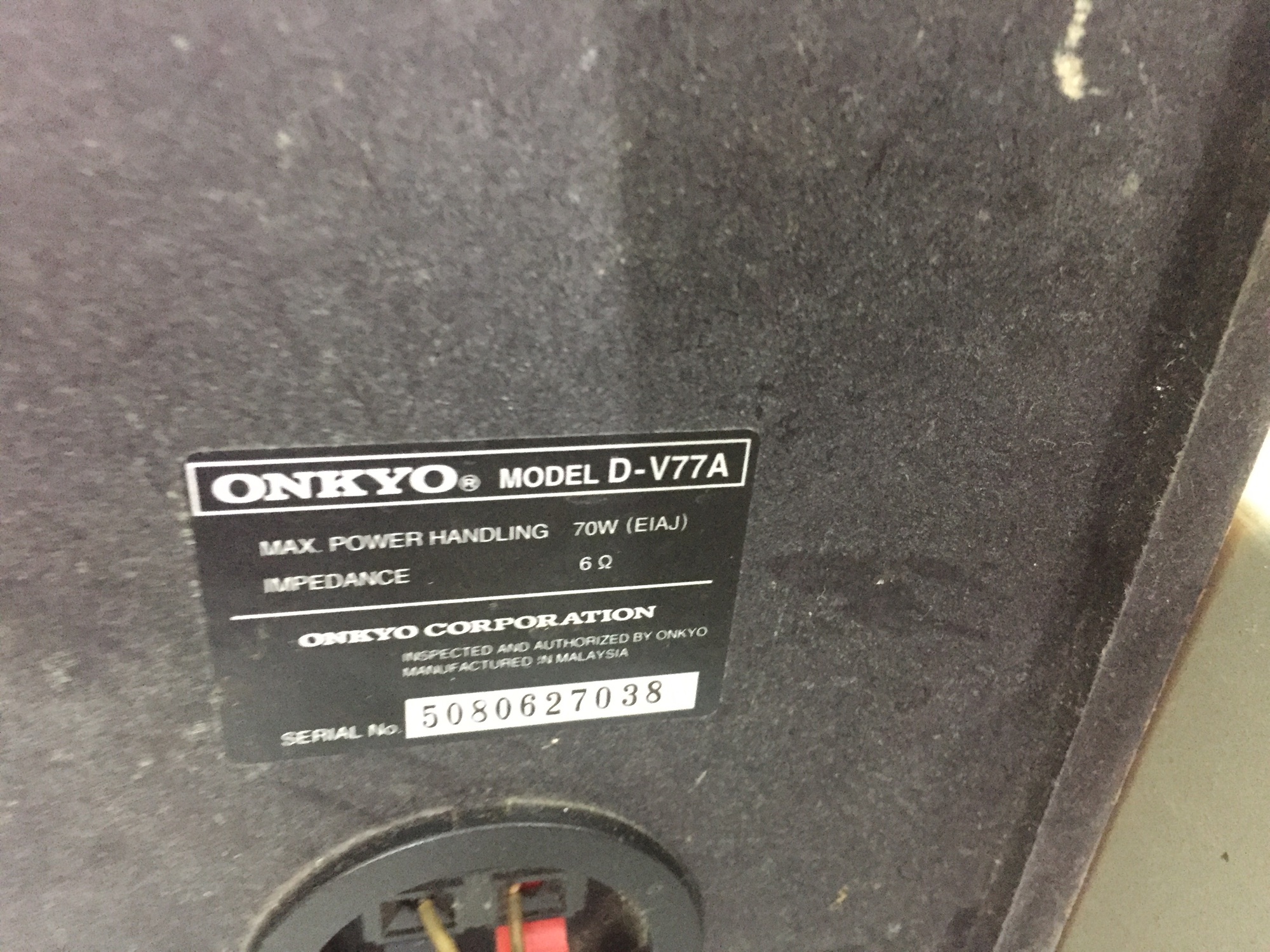 Onkyo V77 giải mã DAC
