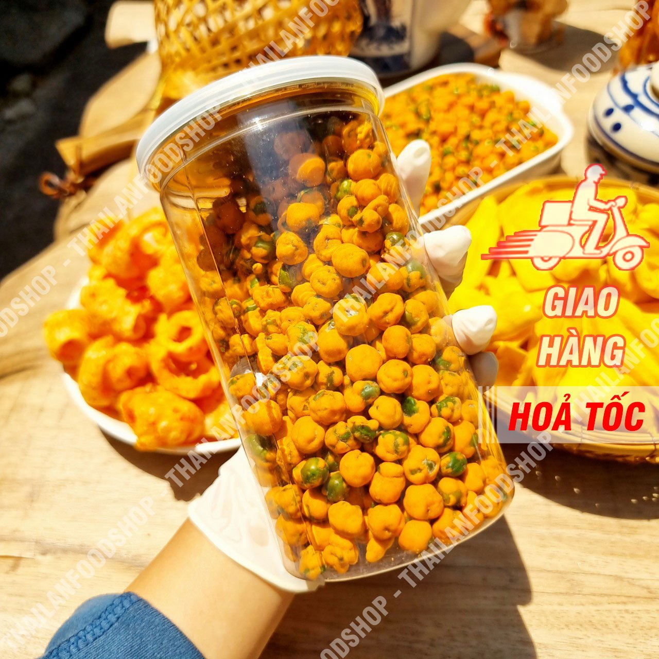 Đậu Hà Lan Phô Mai - Lon 300gr