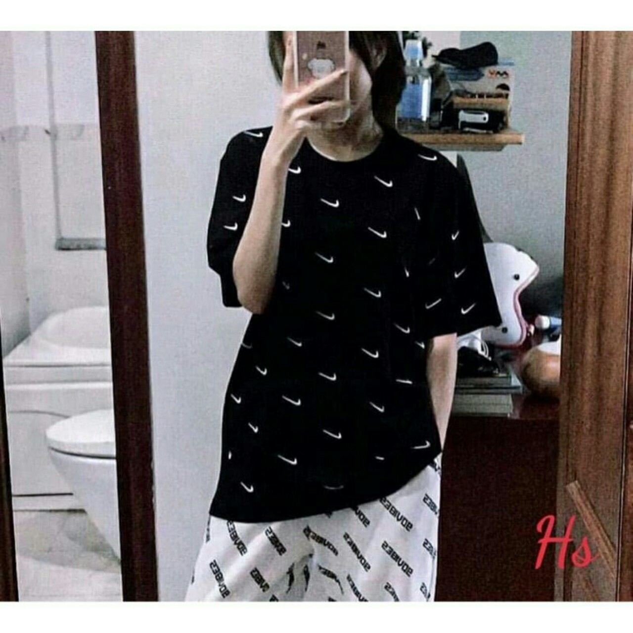 HSU1 ÁO DẤU PHẨY NHỎ TOÀN THÂN