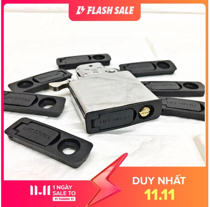 Phụ Kiện Đít Nhựa Giữ Kin Xăng Cho Bật Lửa Zippo
