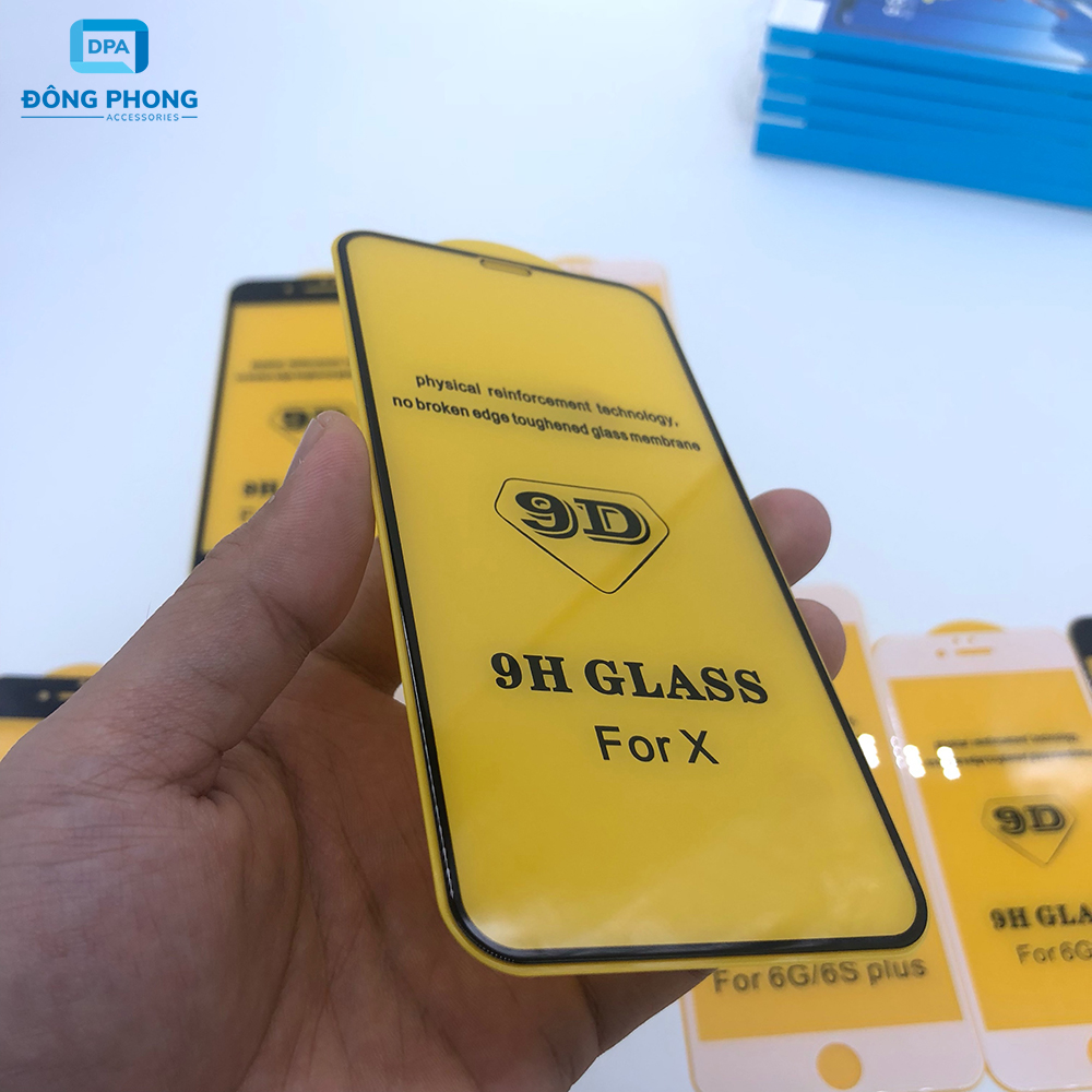 [HCM]Kính Cường Lực iPhone Full Màn Hình 9D Cao Cấp