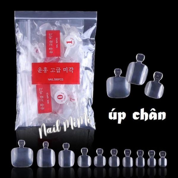 Móng Úp Chân Túi Hàn Quốc tầm 500 móng
