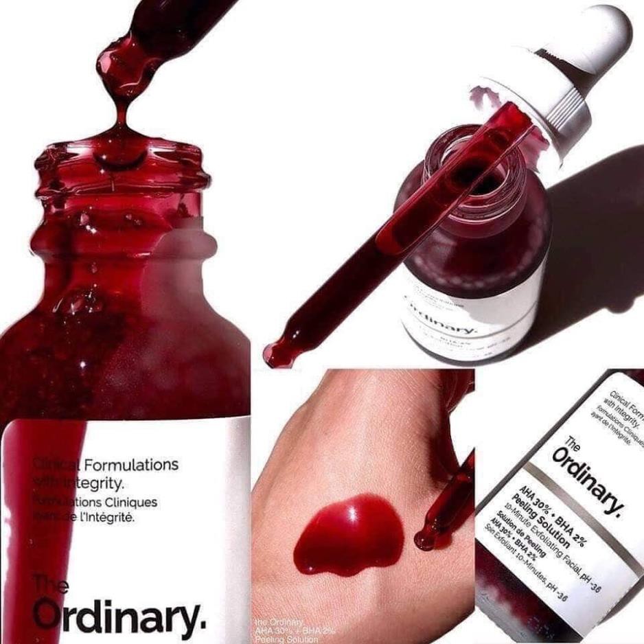Tẩy da chết hoá học The Ordinary AHA 30% + BHA 2% Peeling Solution