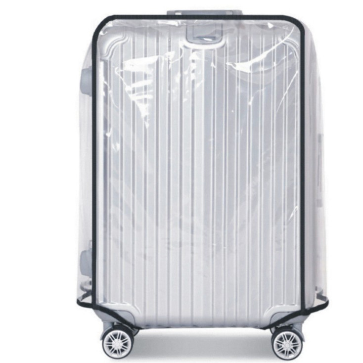 Bọc vali trong suốt chống xước. Vỏ bọc nhựa PVC dẻo, bảo vệ vali size 20, 24, 28 khỏi trầy xước, bụi bẩn.