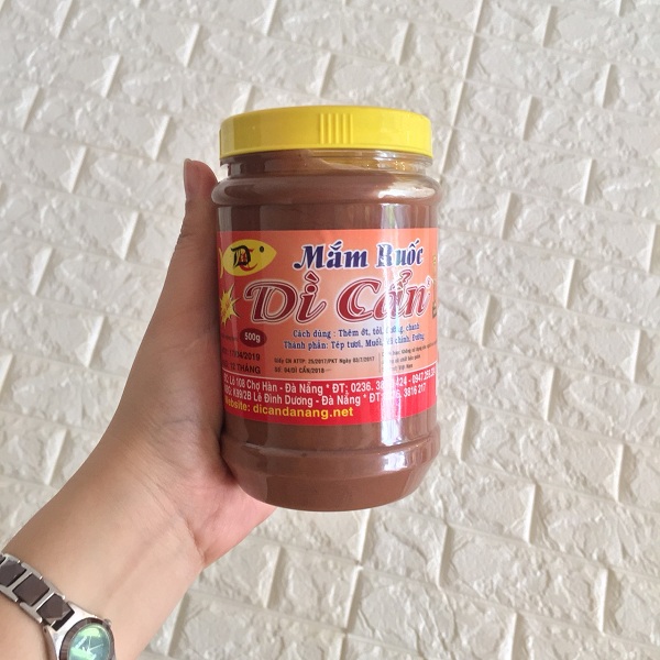 MẮM RUỐC DÌ CẨN ĐẶC SẢN ĐÀ NẴNG 500g ĐẶC BIỆT NGON - date mới