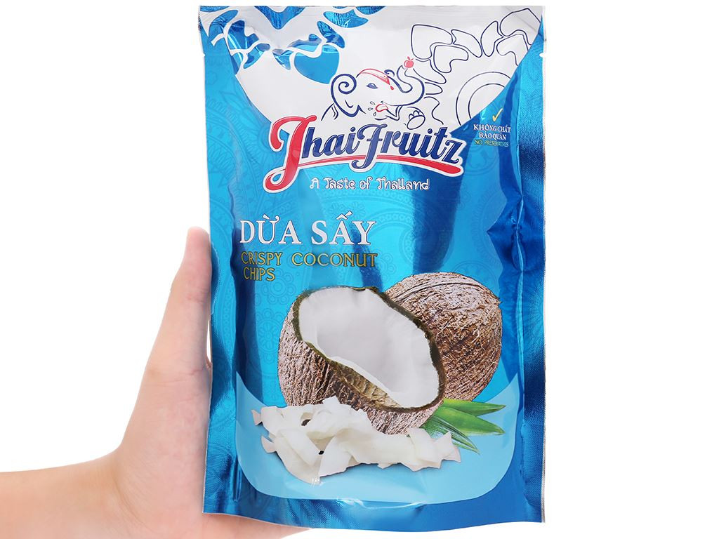 Dừa sấy giòn Thaifruitz gói 80g 20047