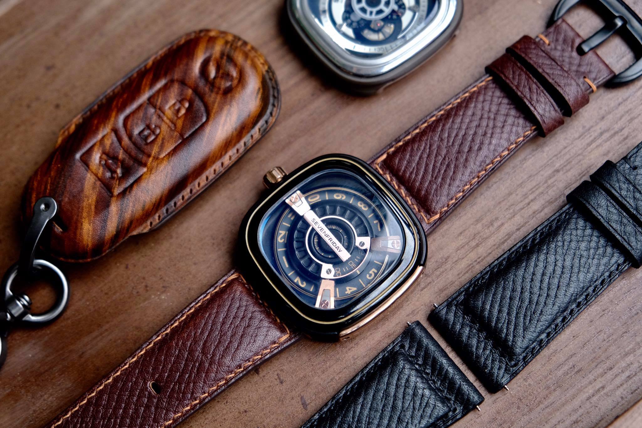 Dây đồng hồ Sevenfriday da thật nhiều mẫu (Đặt trước)