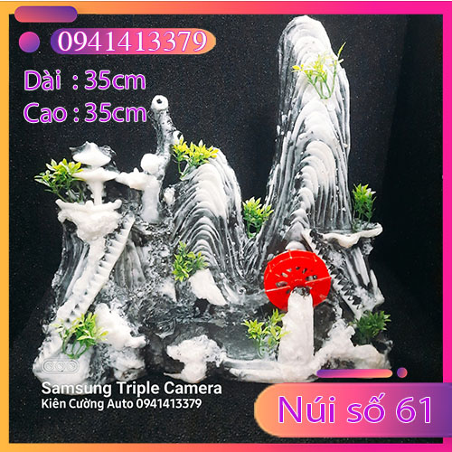 Mô hình núi - hòn non bộ - trang trí bể cá
