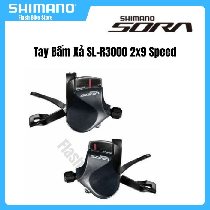 Shimano sora 2x9-speed flat bar shifter sl-r3000