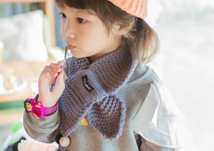 Khăn len cho bé khăn quàng cổ handmade