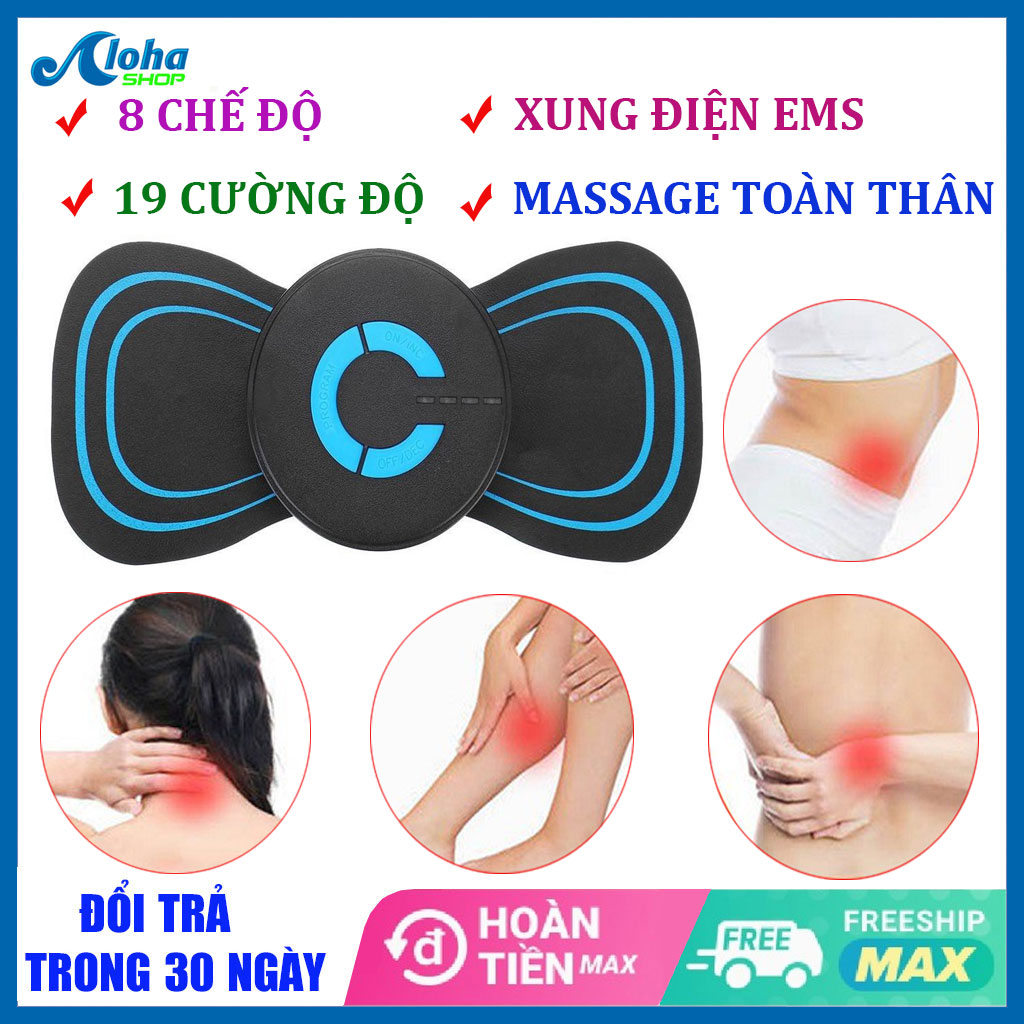 Miếng Dán Massage Xung Điện, Miếng Dán Massage Toàn Thân