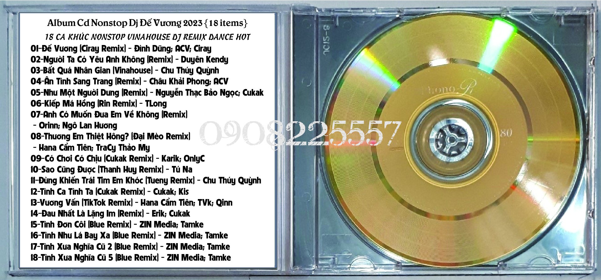 Cd nonstop dj vinahouse remix đế vương