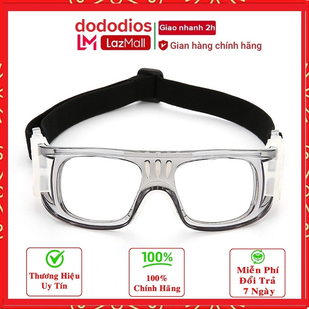 [Chính Hãng] Kính bảo vệ chơi thể thao, bóng rổ, bóng đá chống sương mù, mồ hôi cao cấp - có thể lắp mắt kính cận – kính thể thao dododios – Chính hãng dododios